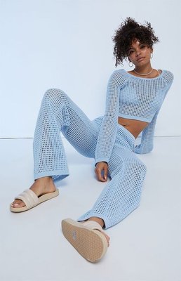 Women's Ava Crochet Pants In