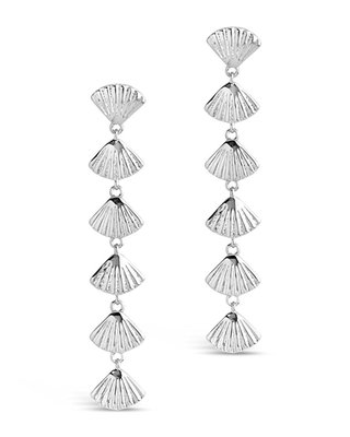 Scallop Shell Drop Earrings