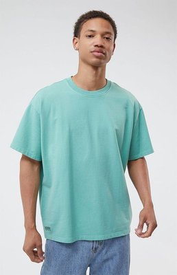 Men's Green Oversized Terry T-shirt