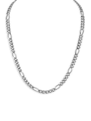 Esquire Men's Sterling Silver Figaro Link Chain Neckalce