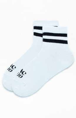 Varsity Pac 1980 Quarter Socks In White