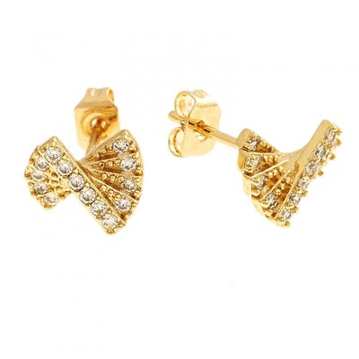 Sophia Women's 18k Gold Plated Fan Fashion Earrings