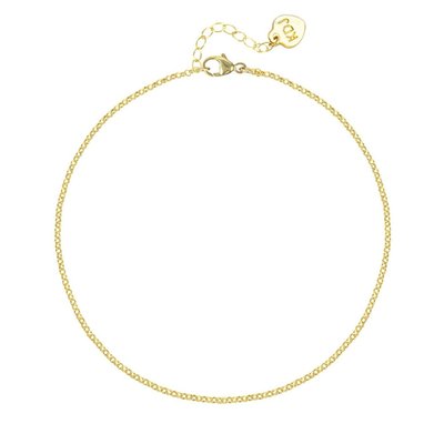 Gold Rolo Anklet