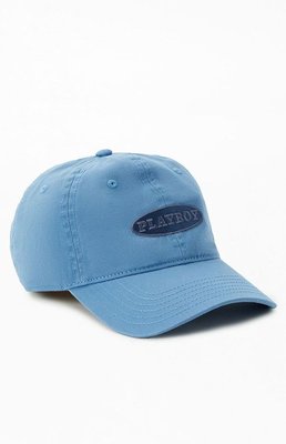 Playboy By Pacsun Women's Mono Logo Dad Hat In Blue