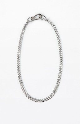 Large Link Necklace In Silver