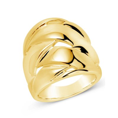 Quilted Statement Ring
