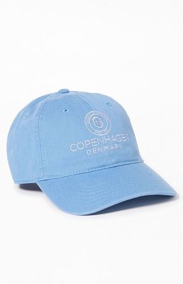 Copenhagen Denmark Dad Hat In Blue