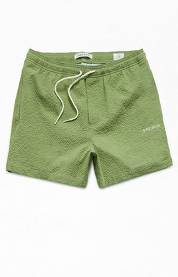 Pacsun Mens Sail Striped 15 Swim Trunks