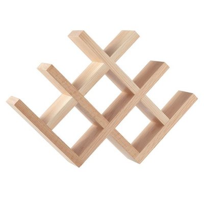 Vino 8-bottle Oak Wine Rack